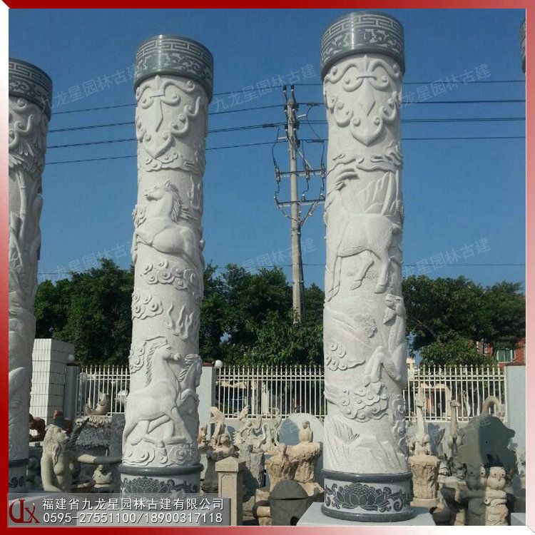 福建圆柱石雕图片