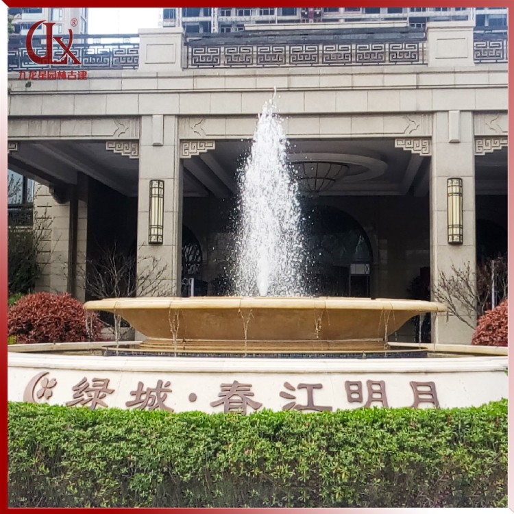 埃及米黄水钵图片
