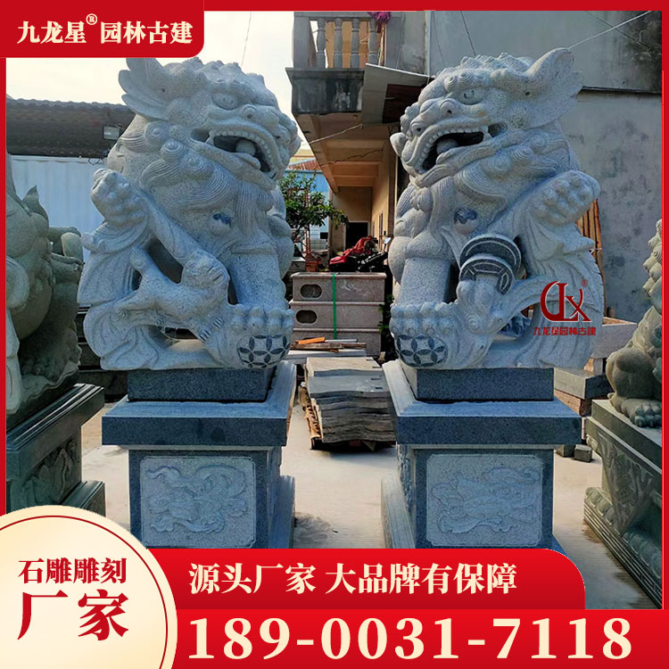 福建石雕狮子图片